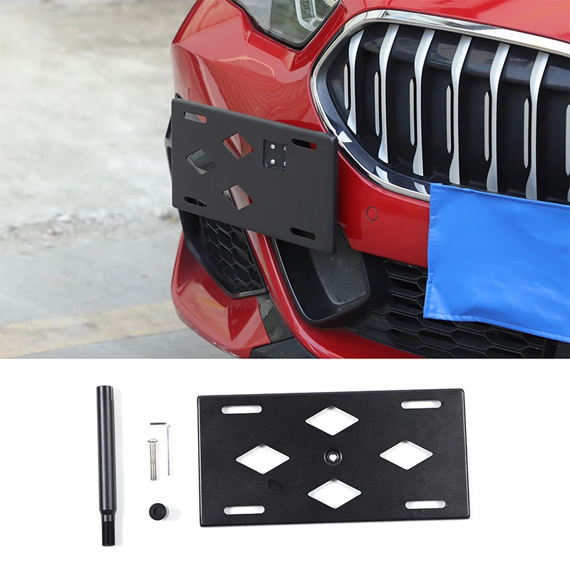 Zinky Car Front Number Plate Carrier License Plate For BMW 2 Series F44 2020+ Aluminum alloy Auto Accessories 1 Pcs