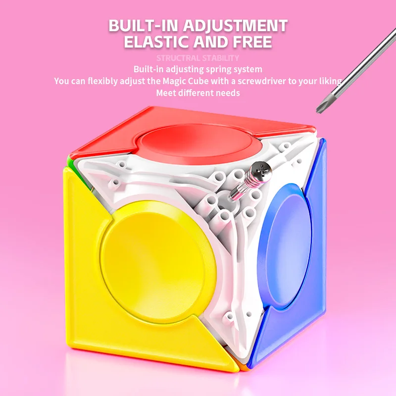 SENGSO Speed Cube FANYUAN Speciale Alien Cube Liscio antistress Puzzle senza adesivi Per bambini Compleanno Halloween Regalo di Natale