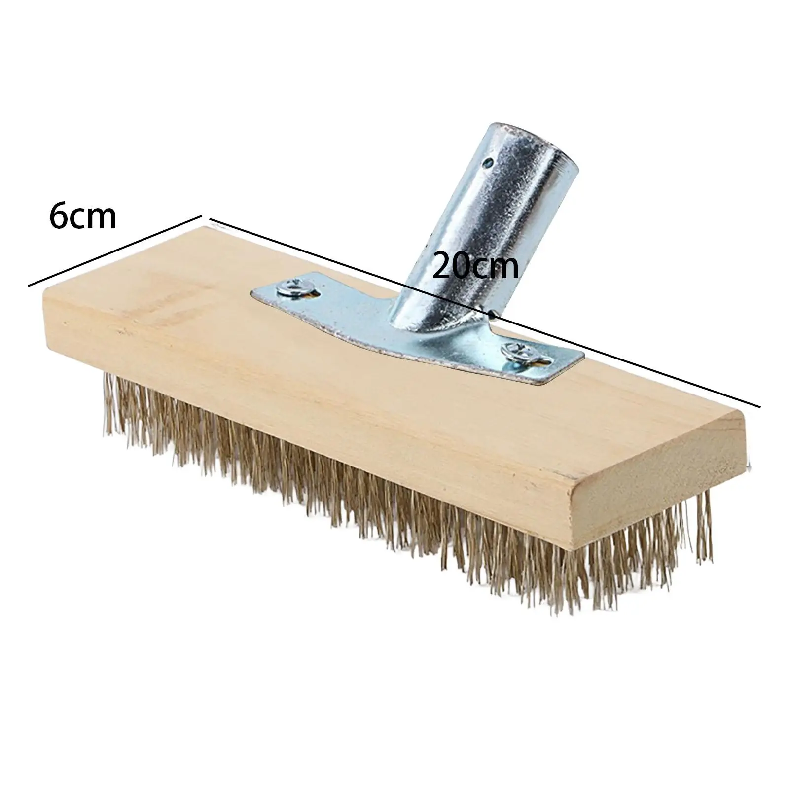 Concrete Brush Barbecue Multipurpose Removes Lint Scrubbing Pool Garage Patio Cleaning Metal Surface Wire Brush Deck Wire Brush