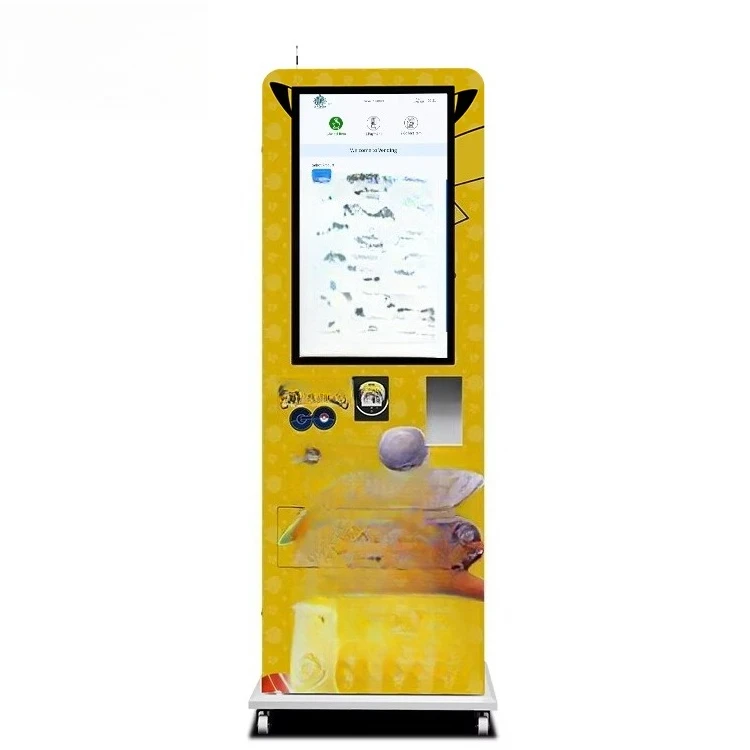 Dispensador de cosméticos automático independiente de 32 pulgadas, máquina expendedora inteligente SDK, gráficos personalizados, verificación de edad para tabaco CBD