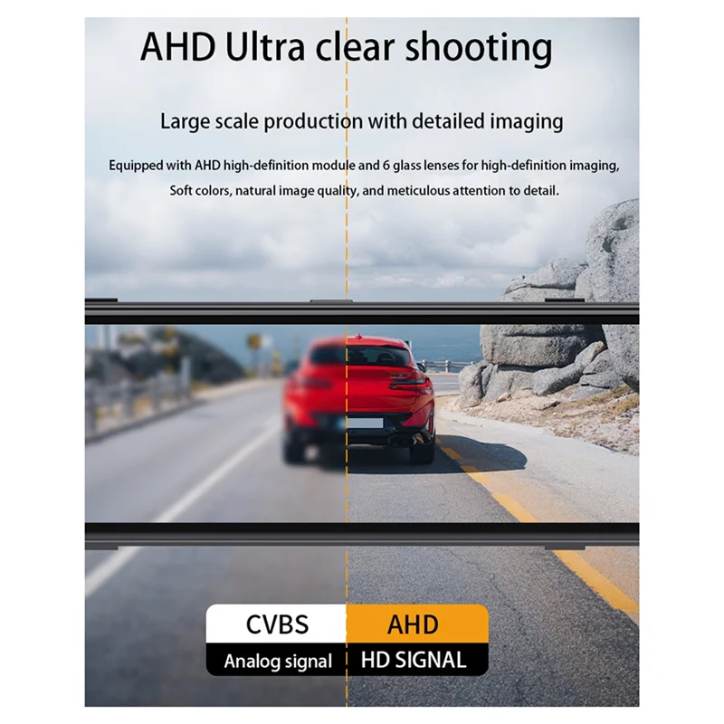 Durable-12 Inch Rearview Mirror Dash Cam Streaming Media Rearview Mirror 1080P Front Rear Left Right Blind Spot Assist Camera