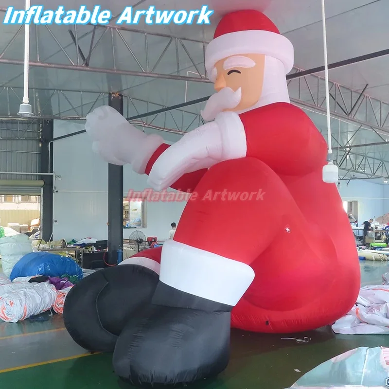 Customized Blow up Lawn Ornaments 20 Foot Inflatable Santa for Christmas Decorations Toys