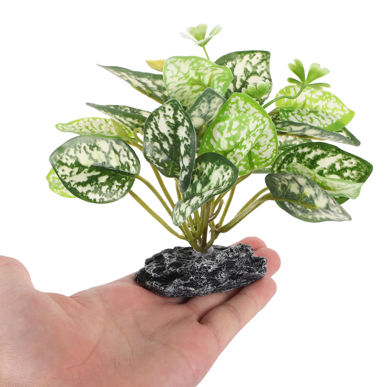 نبات حوض السمك الاصطناعي واقعية البلاستيك خزان الأسماك الديكور وهمية المياه العشب الزخرفية حوض السمك النباتات خزان الأسماك العرض #4