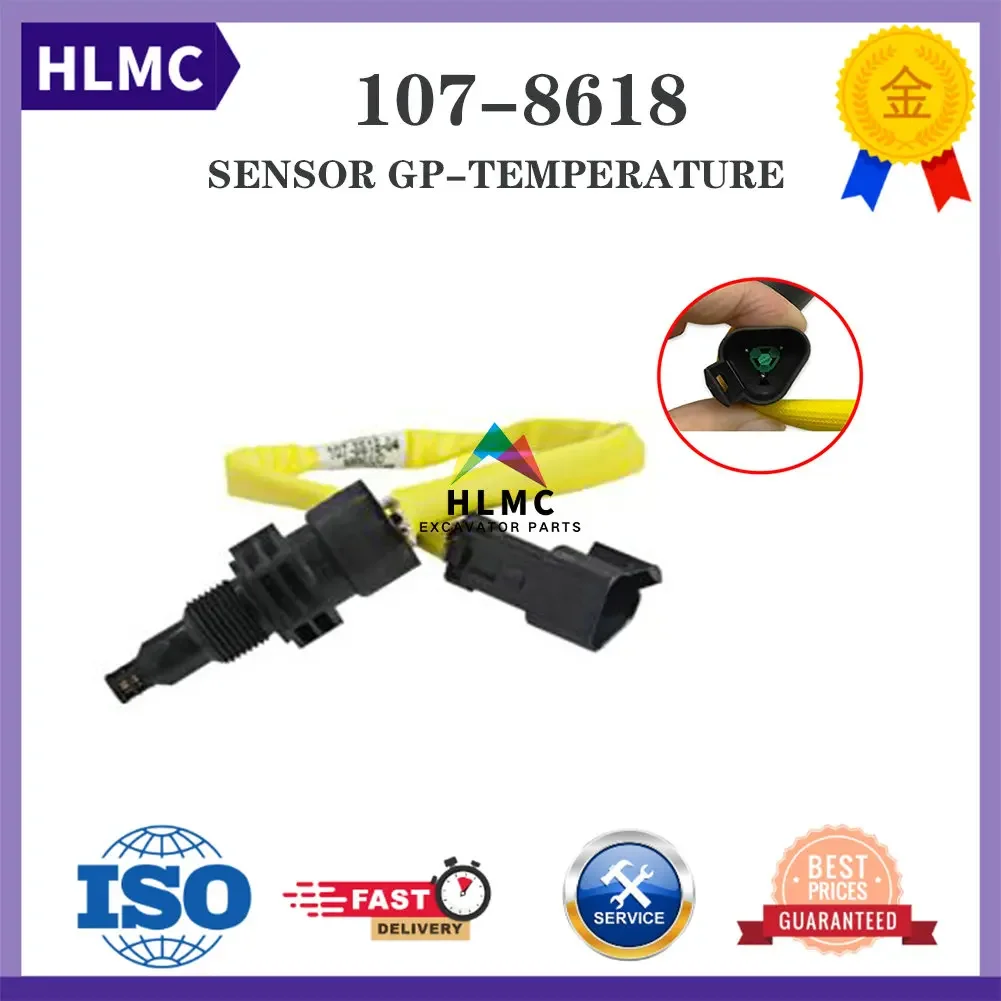 Excavator Electronic Parts CA1078618 107-8618 1078618 Water Temperature Sensor Engine 3066 3064 3306 3304 3204 3208 3116 3406