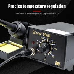 JCD Professional 936B Soldering Station 60W Soldering Iron Electronic Welding Station Cell Phones Repair Tools 220V 110V