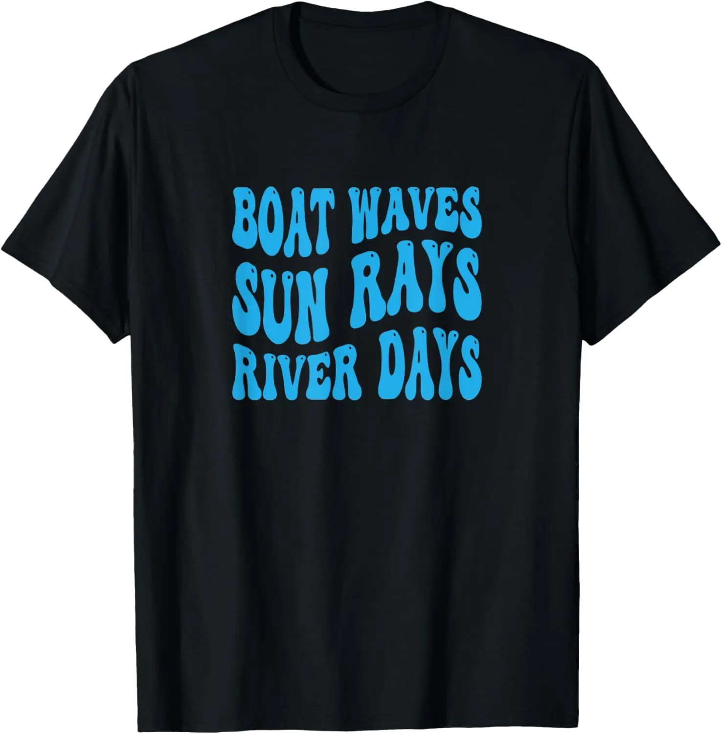 

Boat Waves Sun Ray River Days T-Shirt