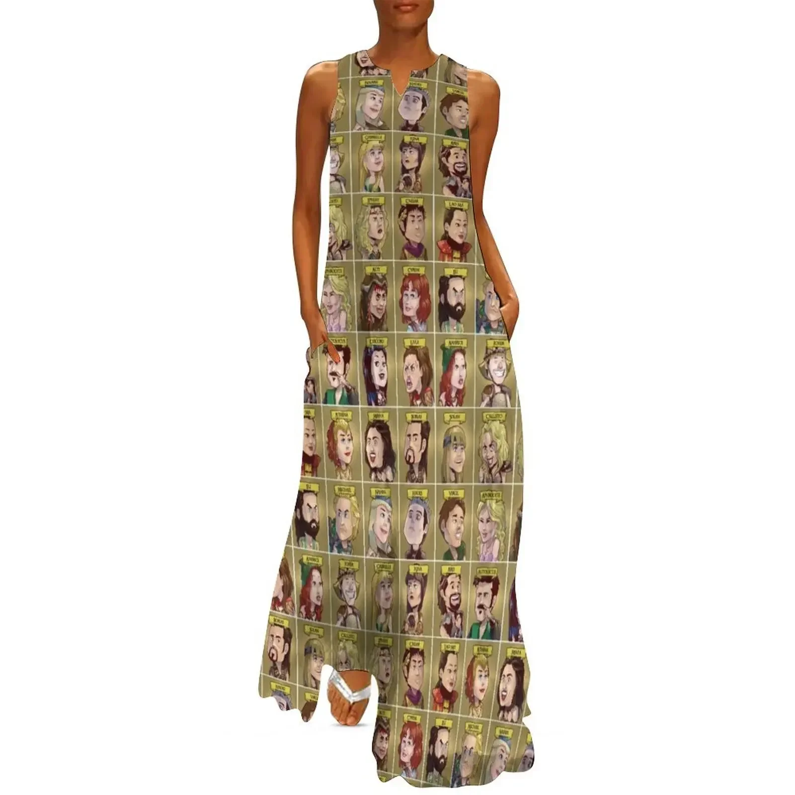 

Xena: Warrior Princess Characters Long Dress loose women's dress dresses women summer 2025 Woman clothes Dress
