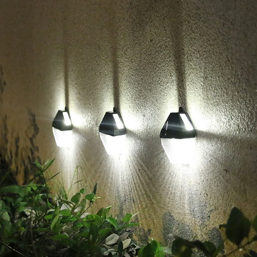 

Solar Wall Light Outdoor Lamp High Brightness Premium Waterproof Design for Yard Garden Accessories Wear resistant Lighting