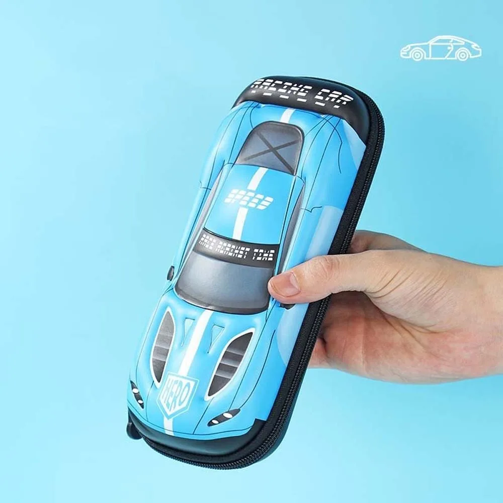 EVA Car Pencil Case Pressure-resistant Drop-proof Storage Pen Pocket Cartoon Multi-functional 3D Pen Organizer Boys