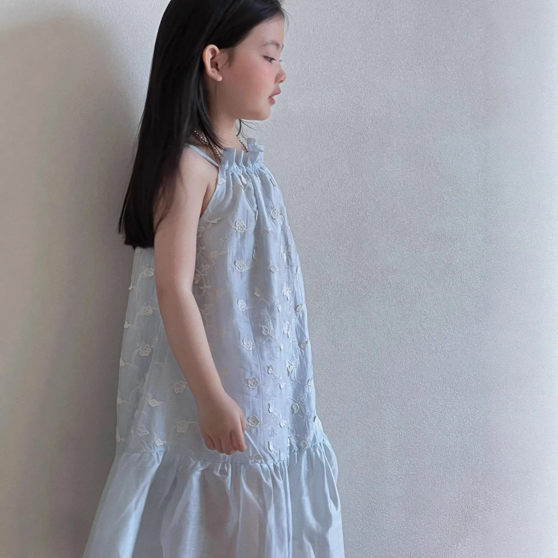 

Белое жаккардовое платье-сарафан 2026 года, новая летняя длинная юбка