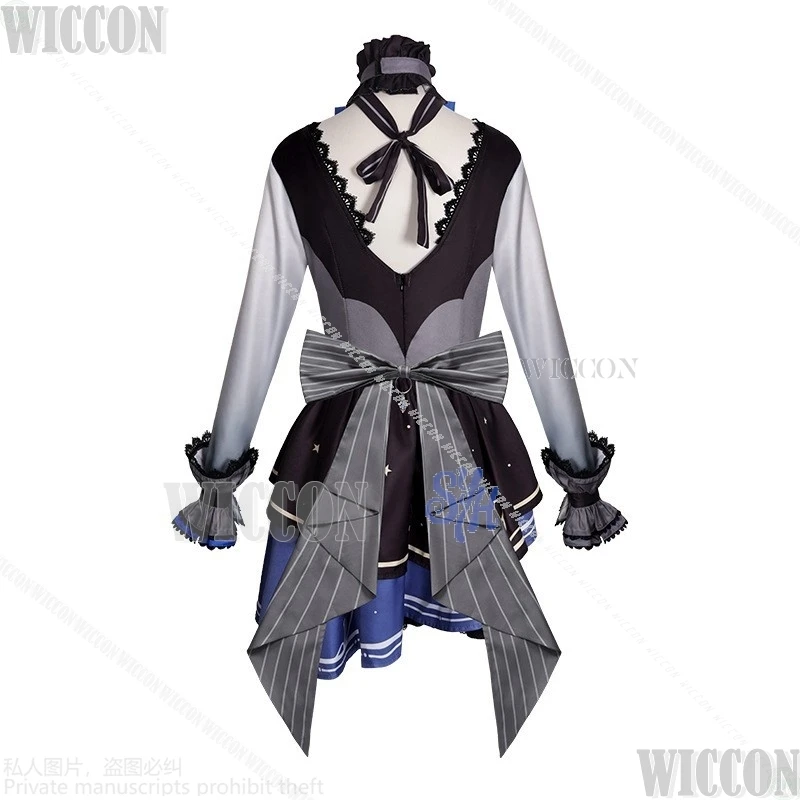 Tenma ساكي ليو/تحتاج Lnwl2 لعبة مشروع Sekai تأثيري موضة القوطي فستان Kawaii القوس شعر مستعار هالوين عيد الميلاد حفلة كرنفال الزي