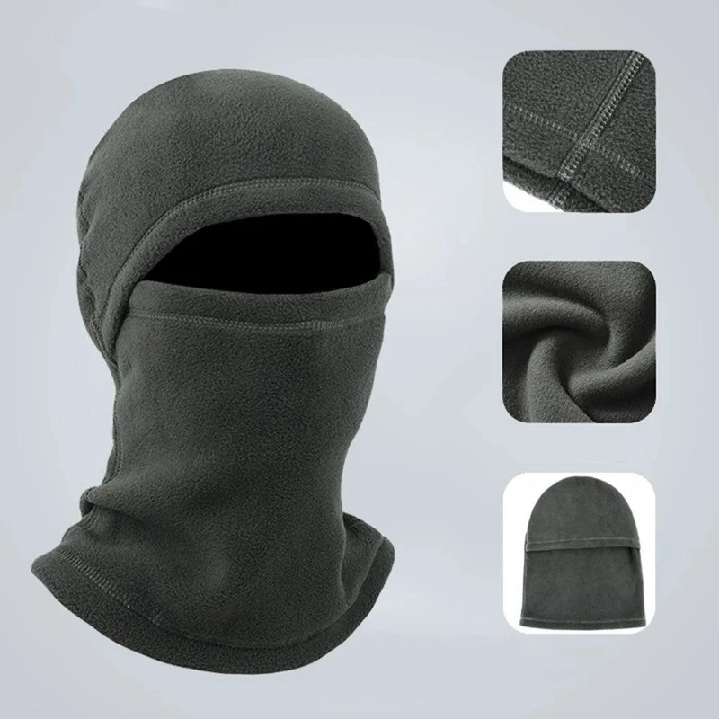 

Winter Warm Outdoor Riding Full Face Mask Covers Balaclava Fleece Motorcycle Fishing Skiing Face Mask Warm Windproof Cover Hat