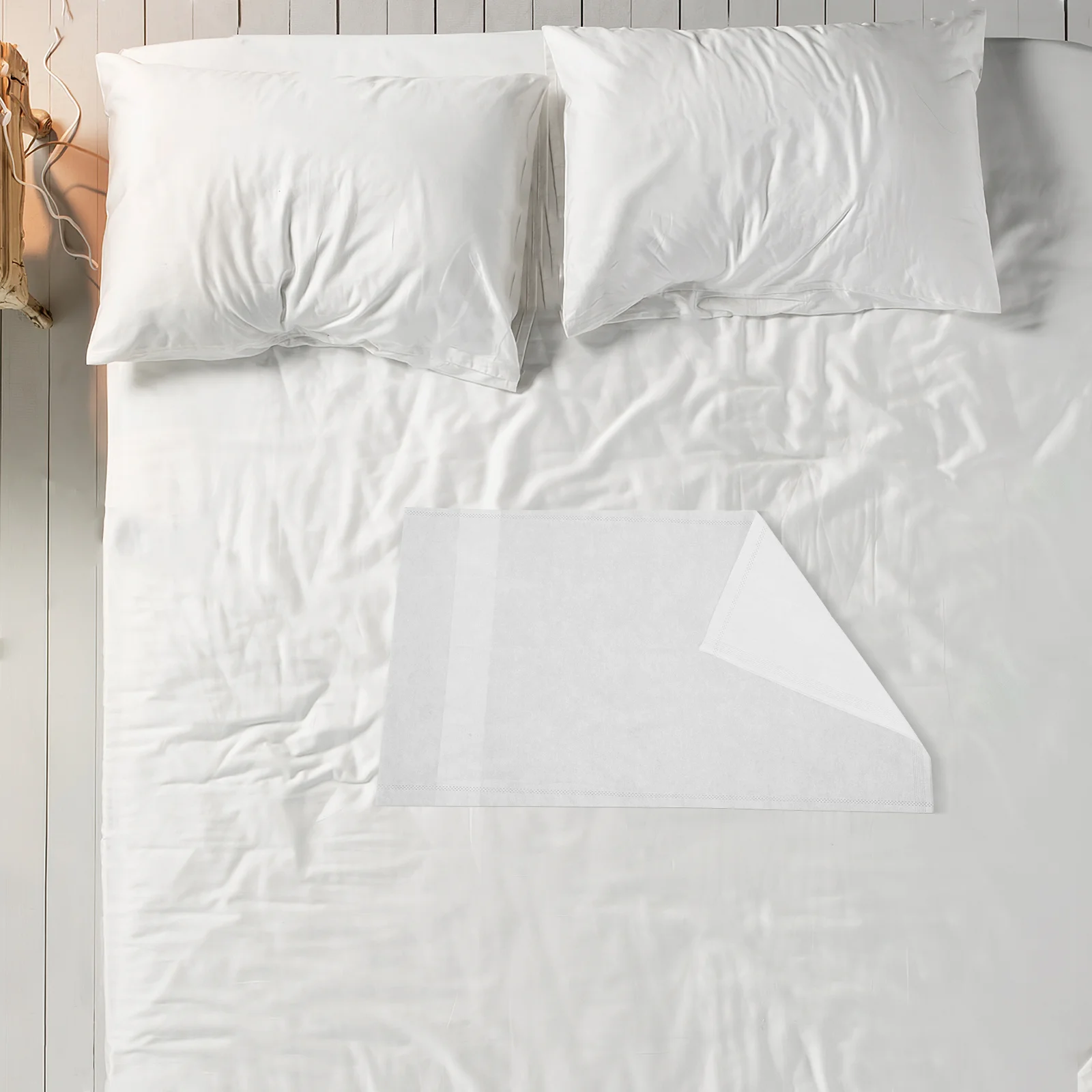 

20Pcs Non Woven Pillowcase Covers Bulk Travel Hotel Use Breathable Soft Portable Disposable Pillow Protectors Standard Size