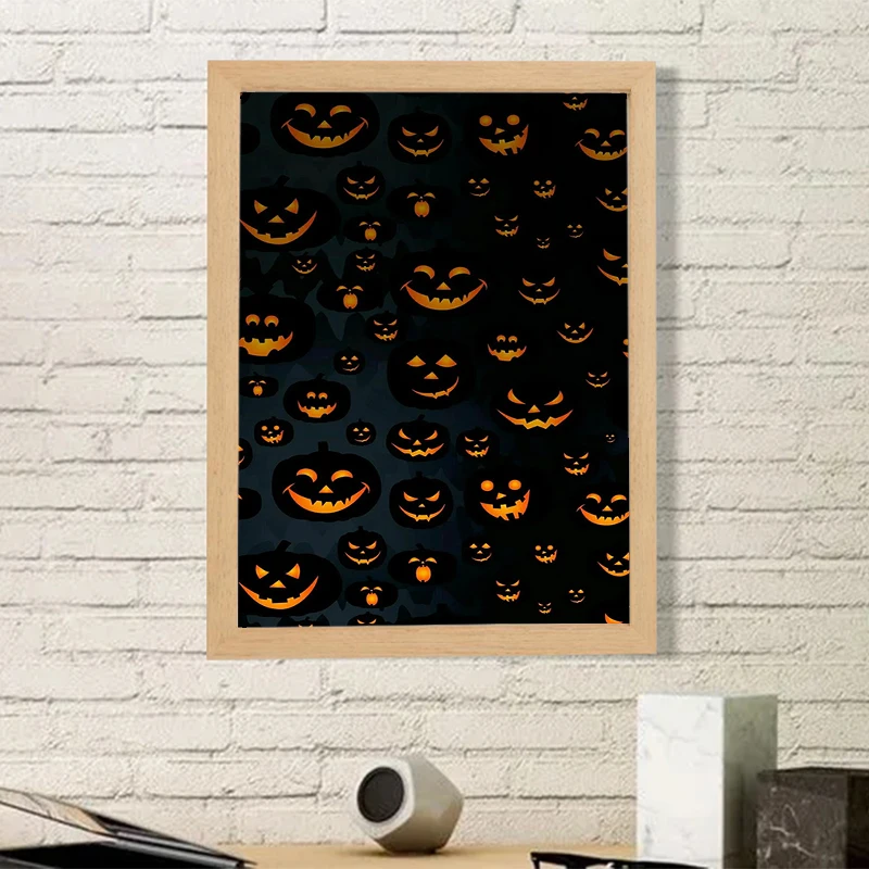 

Halloween Trick or Treat Poster Aesthetic Room Decoration Wall Posters Decorative Paintings Painting on Canvas Home Decorations