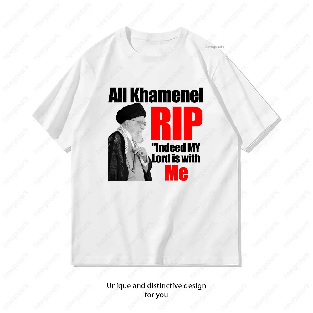 RIP Ali Khamenei 1939-2026 T-shirt Thank You for The Memories Shirt Woman Man Cotton Graphic T Shirts Iran Short-sleev Camisetas