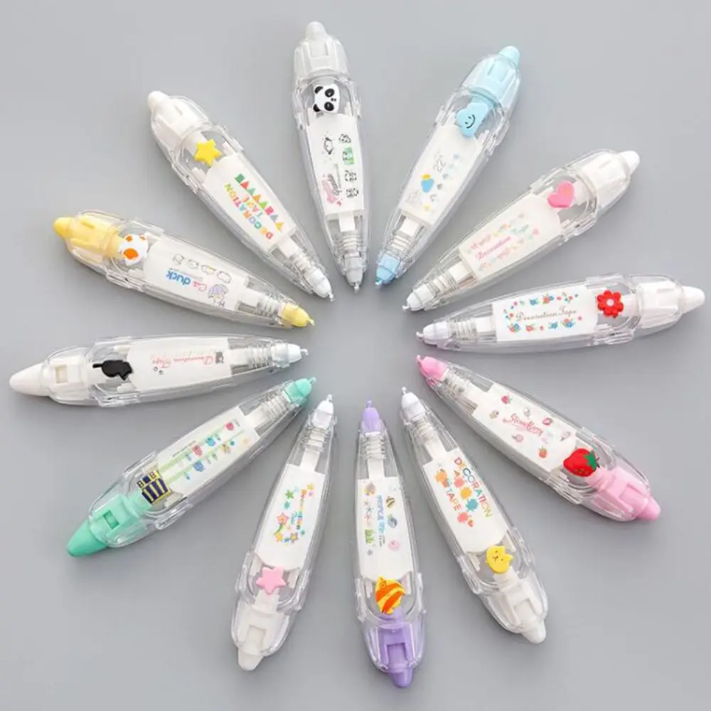 Animals Fruits Diary Scrapbook School Supply DIY Correction Tape Decorative Tape Press Type Student Stationery