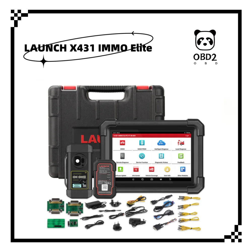 LAUNCH X431 IMMO Elite Key Programmer Anti-Theft Matching OBD2 Diagnostic All System 15+ Reset Car Immobilizer Programming  Extr