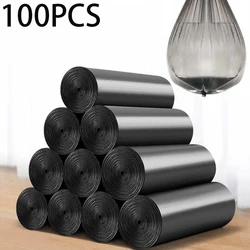 100Pcs 45*50cm Black Thickening Household Pet Waste Bag Biodegradable Kitchen Living Room Storage Disposable Plastic Trash Bags