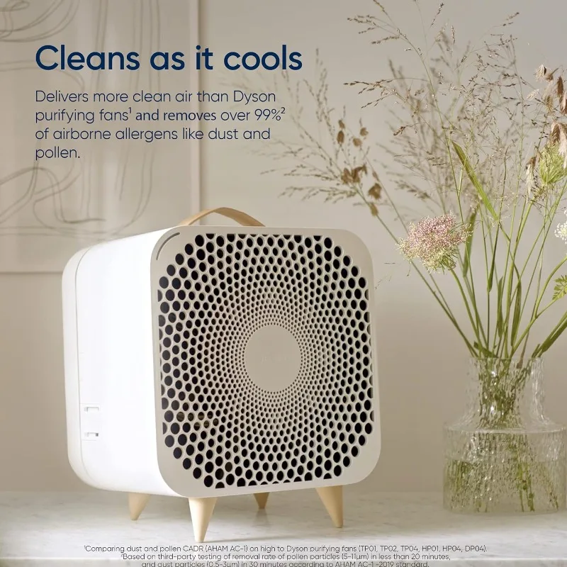 BLUEAIR Pure Fan Auto, 3-Speed HEPASilent Room Fan, Cools + Cleans, Removes Allergens Dust Pollen