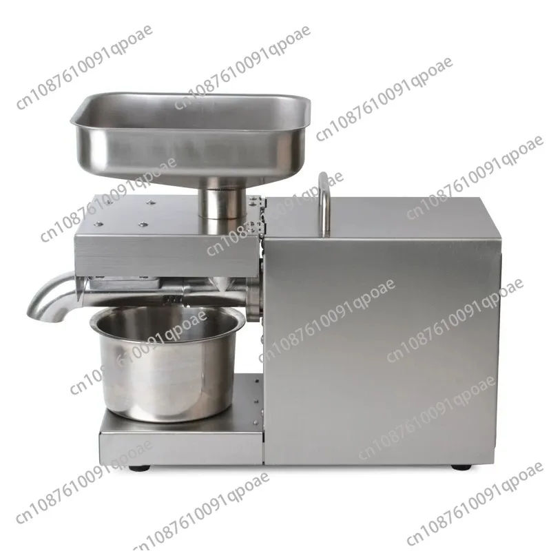 Household Oil Presser 1500W Automatic Olive Oil Press Machine Cold Press Oil Extractor Machine Usedfor Peanut/Walnut