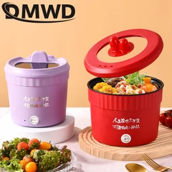 110V Mini elektryczny garnek do gotowania wielofunkcyjne urządzenie do gotowania ryżu gorący garnek makaron błyskawiczny owsianka omlet Quick Food garnek patelnia