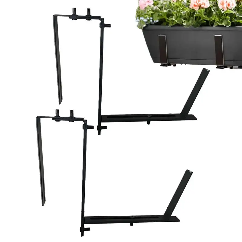 

Planter Box Brackets Adjustable Planter Box Bracket Plant Container Flower Pots stands Succulent Box Planter Plant Pot Holder