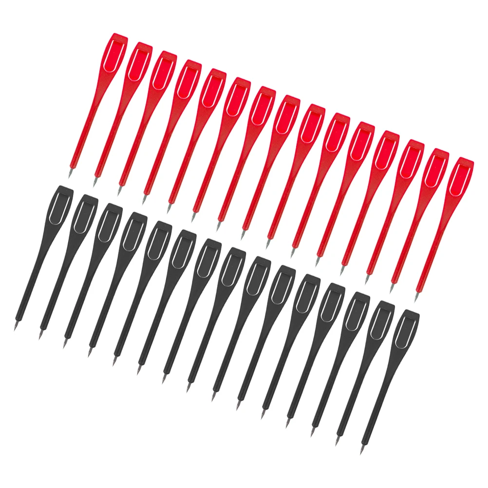 

30pcs Golf Pencils Red Black 15 Each Durable Smooth Writing Portable Golfs Practice Competition Tools Stationery