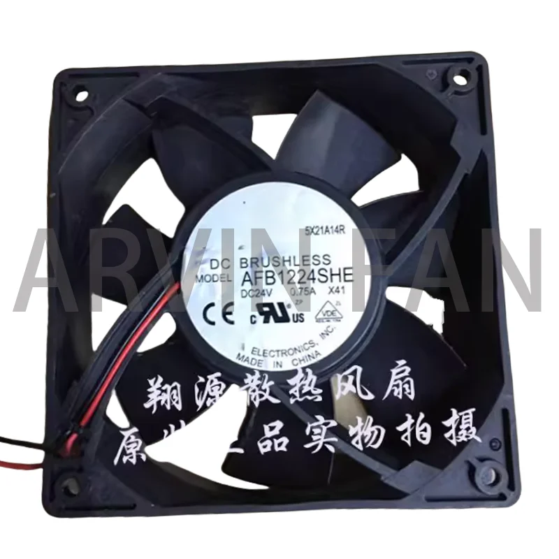 

AFB1224SHE 24 В 0,75 А Высокий объем воздуха Вентилятор с регулируемой частотой Осевой вентилятор