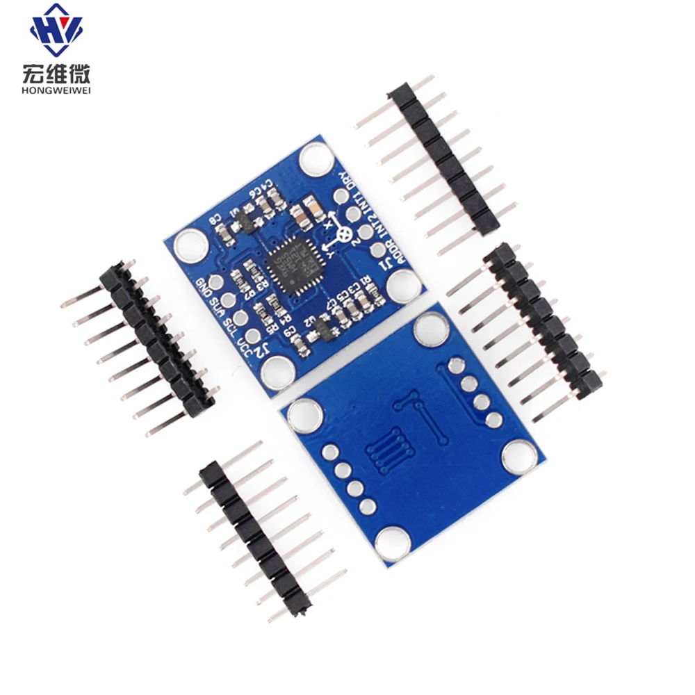 GY-51 LSM303 LSM303DLH DLH Three-axis Electronic Compass Acceleration Module Electronic Sensor Modul Built-in 12bit AD Converter