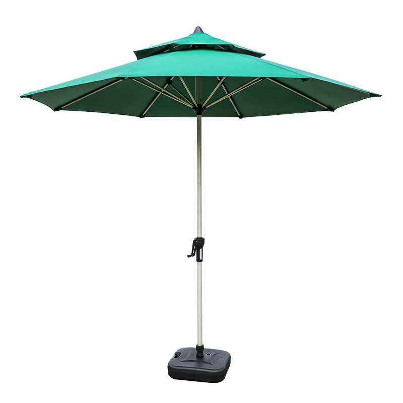 

Outdoor umbrella central column parasol outside commercial street coffee shop milk tea shop table chair umbrella courtyard open-