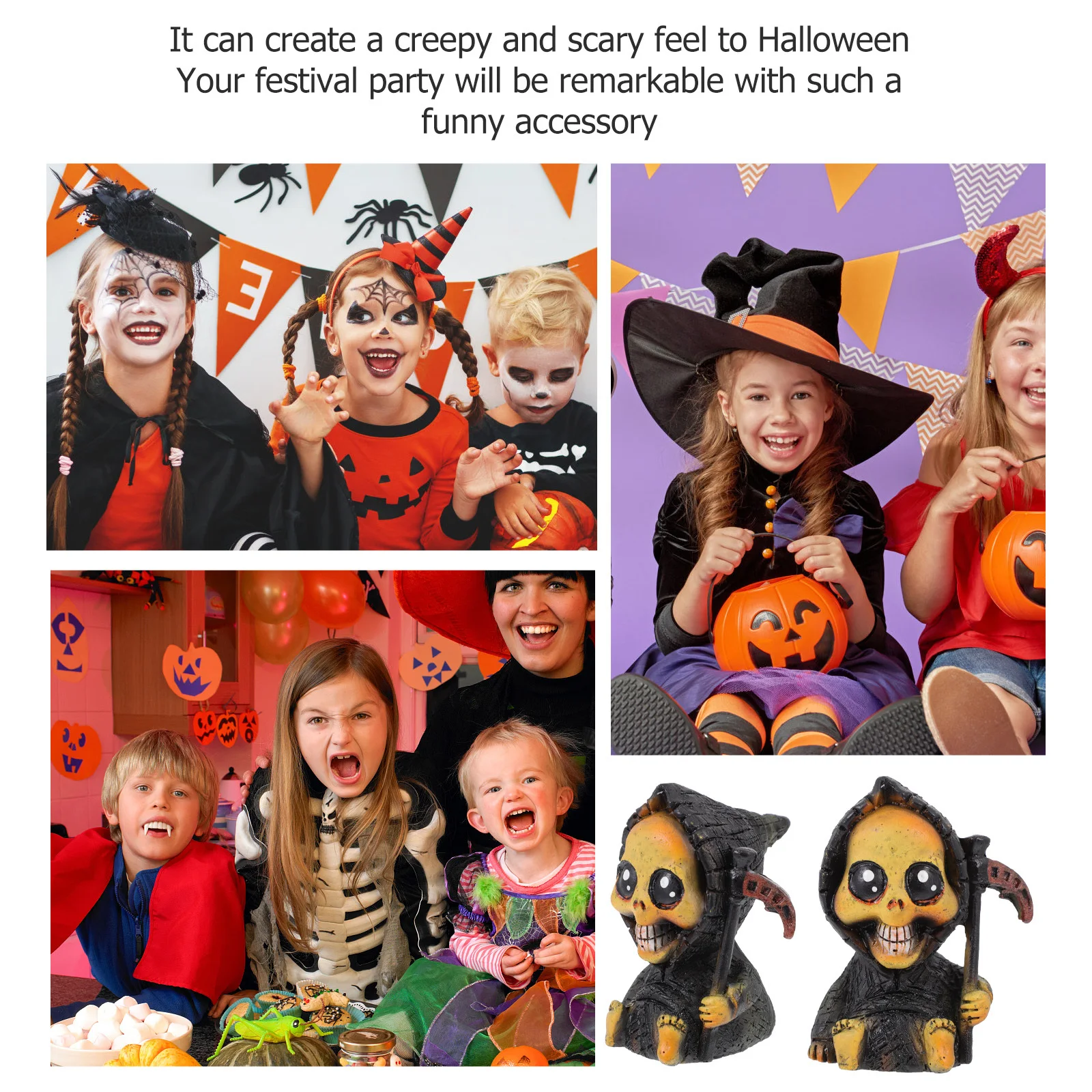 

Halloween Baby Resin Statue Desktop Ornament Creative Party Prop Home Decoration Halloween Decoration