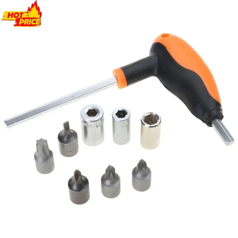 

Многофункциональные Т-образные инструменты гаечного ключа с битовым гаечным ключом 6/8/10/45 мм