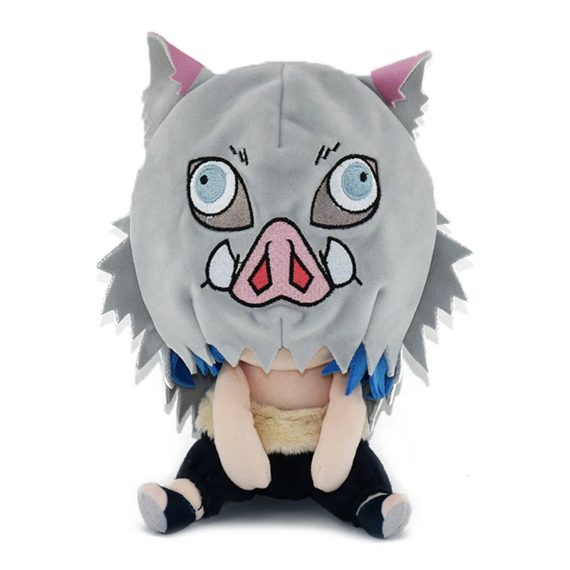 2025 New 20CM Product Japanese Anime Ghost Slayer: Blade Plush Doll Tanjiro Nezuko Game Peripheral Children's Doll Kawaii Pillow - Image 2