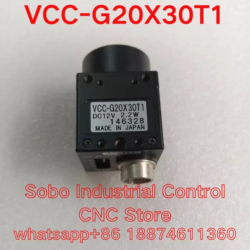 

Second-hand VCC-G20X30T1 Industrial Black and White CCD Camera test Ok