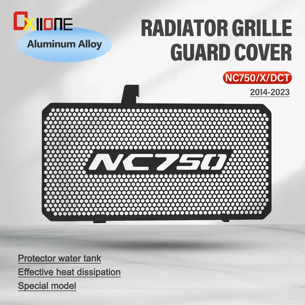 

FOR HONDA NC 750X NC750 NC 750 DCT 2014- 2023 NC750/X/DCT Motorcycle Radiator Guard Grille Grill Cooler Cooling Cover Protection