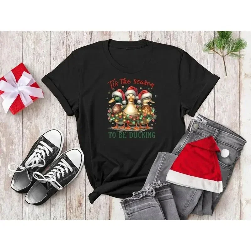 Tis the Season Ducks T-shirt Xmas Men Women Unisex T Shirt Hoodie Baseball 4338