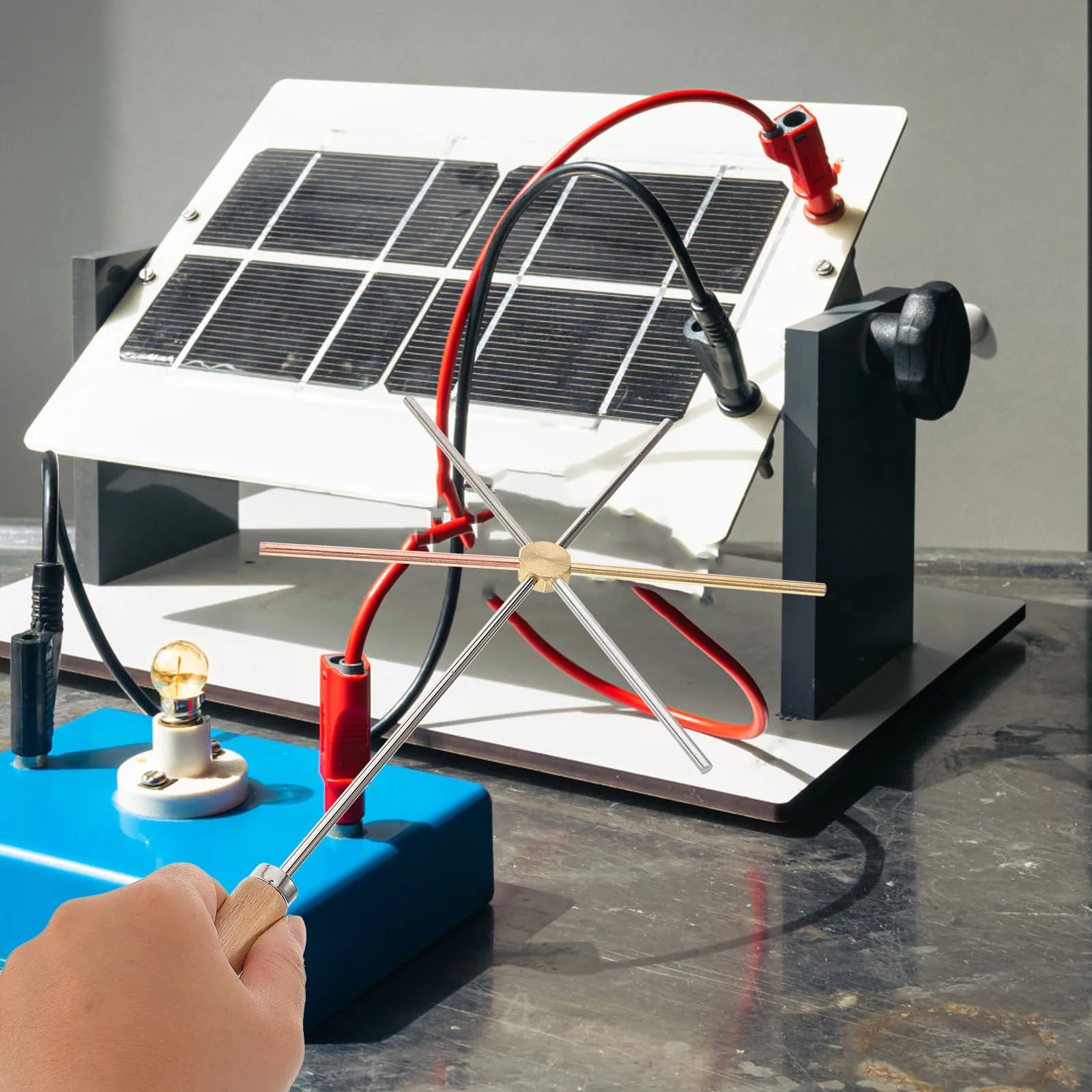 

Thermal Conductivity For Copper Iron Aluminum Physics Experiment Brass Conductometer Teaching Tool Lab Equipment