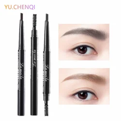 Double Heads Eyebrow Pencil Eyebrow Brush Waterproof Sweatproof Natural Long-lasting Non-Smudged Professional Makeup Beauty Tool