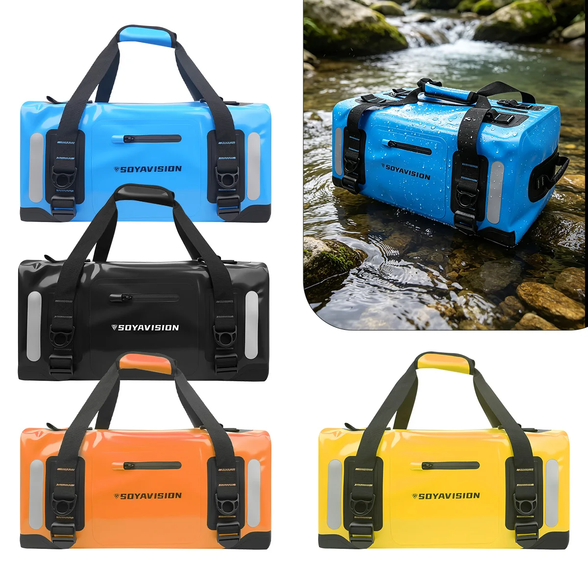 50l-100l-sports-handbag-waterproof-dry-saddle-luggage-storage-beach-rafting-kayaking-travel-camping-swimming-bags-drifting-bag