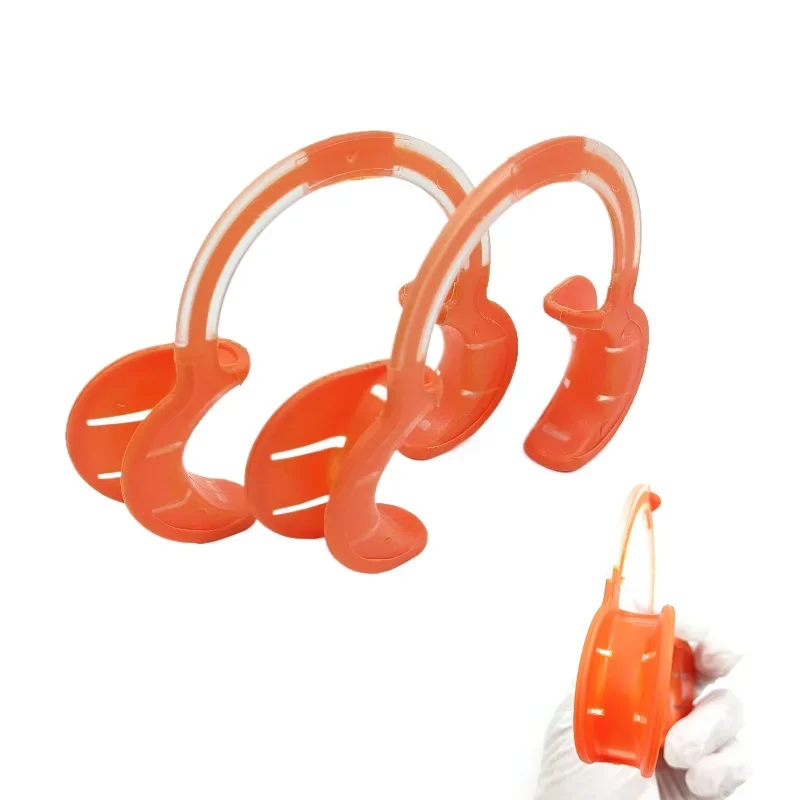 

2pcs Dental Mouth Opener Silicone Cheek Retracor C Shape Intraoral Lip Orthodontic Expander Dentistry Materials Oral Care Tools