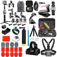 Accesorios de Cámara de Acción para Gopro Hero 9 8 7 5 4 para Dji Osmo mochila de acción ventosa para montaje de vidrio 4k funda casco