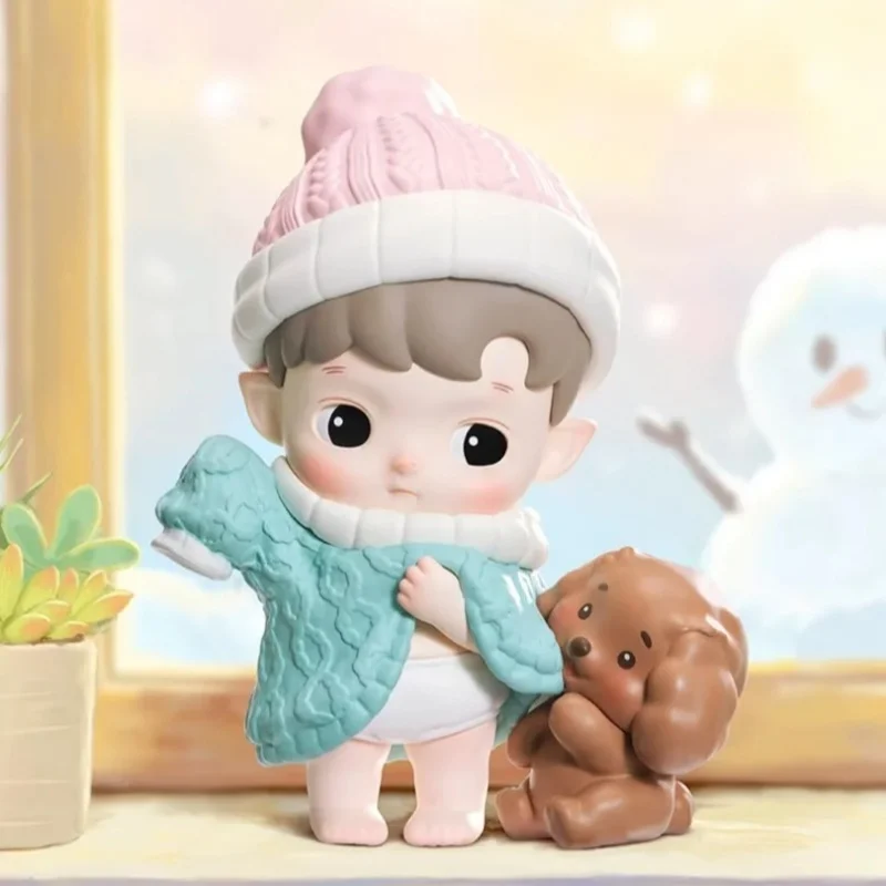 Оригинальная слепая коробка Popmart Hacipupu My Little World Series Mystery Box, милая кукла, настольный орнамент, игрушка, рождественский подарок-сюрприз