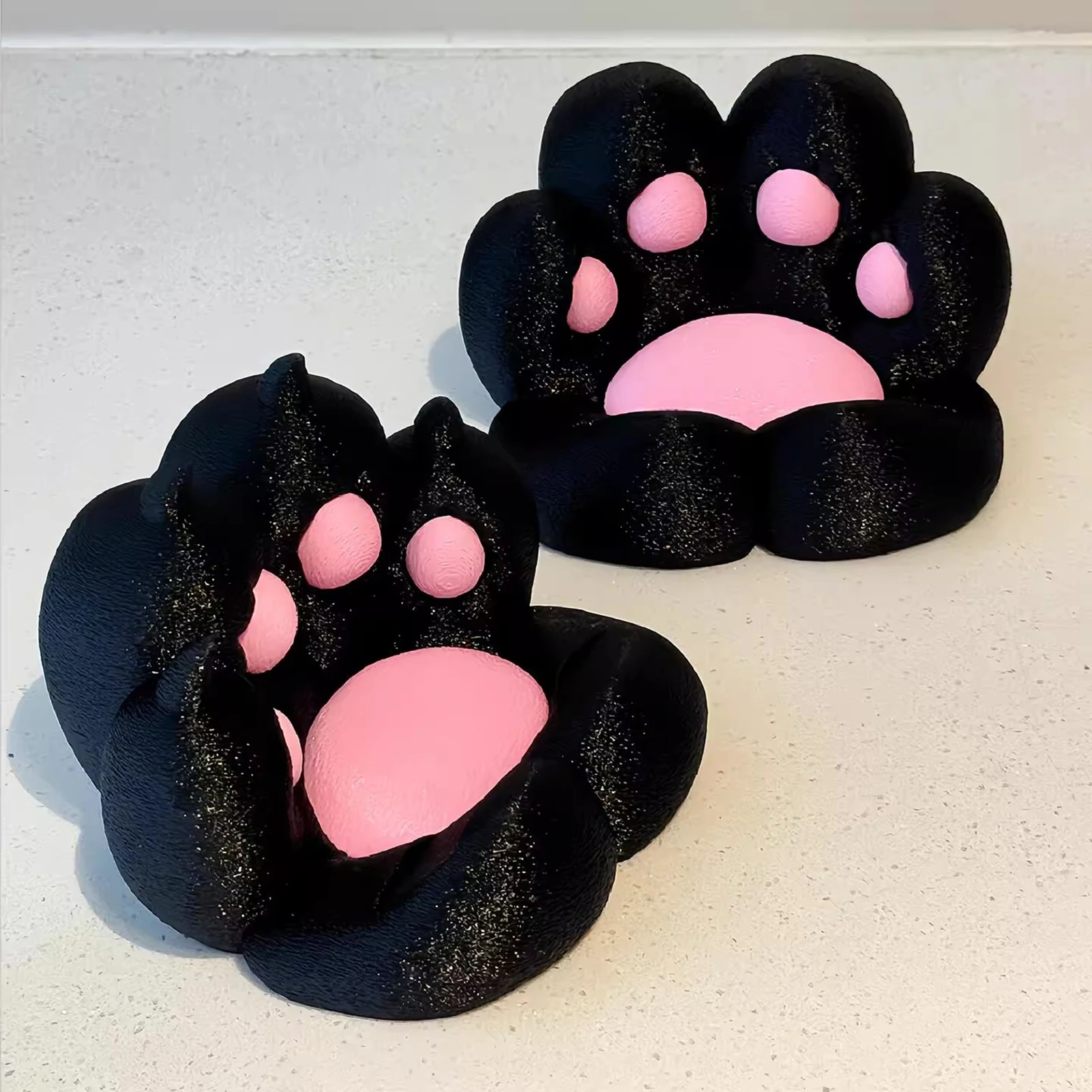 Cat-Paw Phone Stand Creative Desk Decor High-Value Aesthetic & Stress-Relief Craft