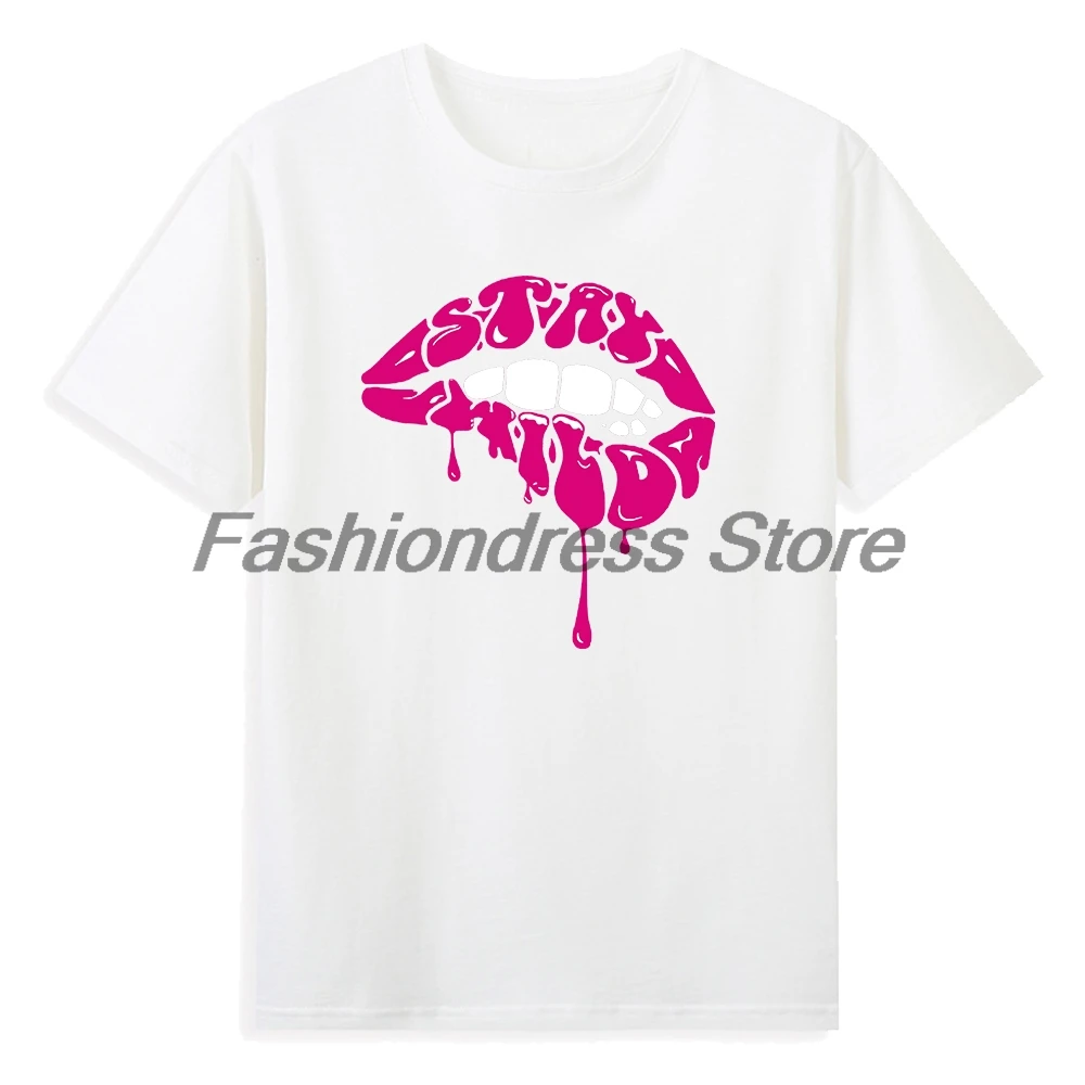 Ben Azelart Lips Merch T-shirt Crewneck Short Sleeve Cotton Tee Women Men Tops