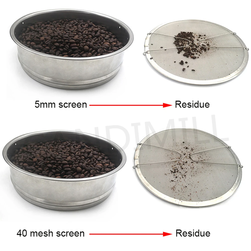 Refrigerador rotativo de grãos de café, 110v/220v, torrefação de café, dissipação de calor, placa de resfriamento de grãos de café 500g