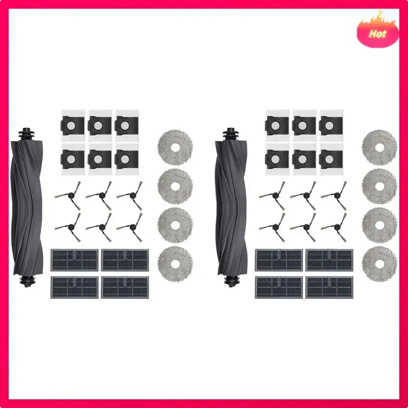 

Набор ABYP для Dreame X40 Ultra Complete/L40 Ultra, запасные части для робота, основная боковая щетка, фильтры Hepa, мешки для пыли