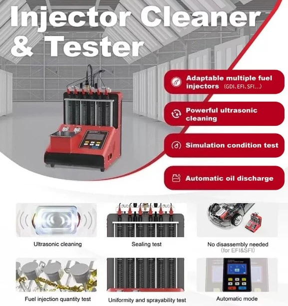 Oven Ultrasonic Cleaning and Inspection Machine for Injector CNC-605A