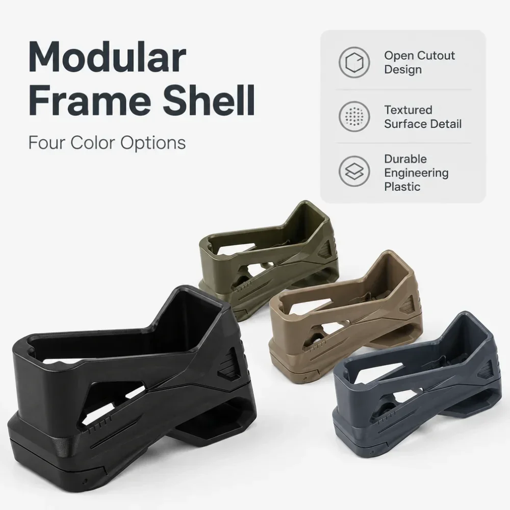 Tactical M4 Fast Magazine Grip Quick Pull MAG Assist Holster Base Pad Rubber Loop 5.56 Magazine Extension Hunting Accessories