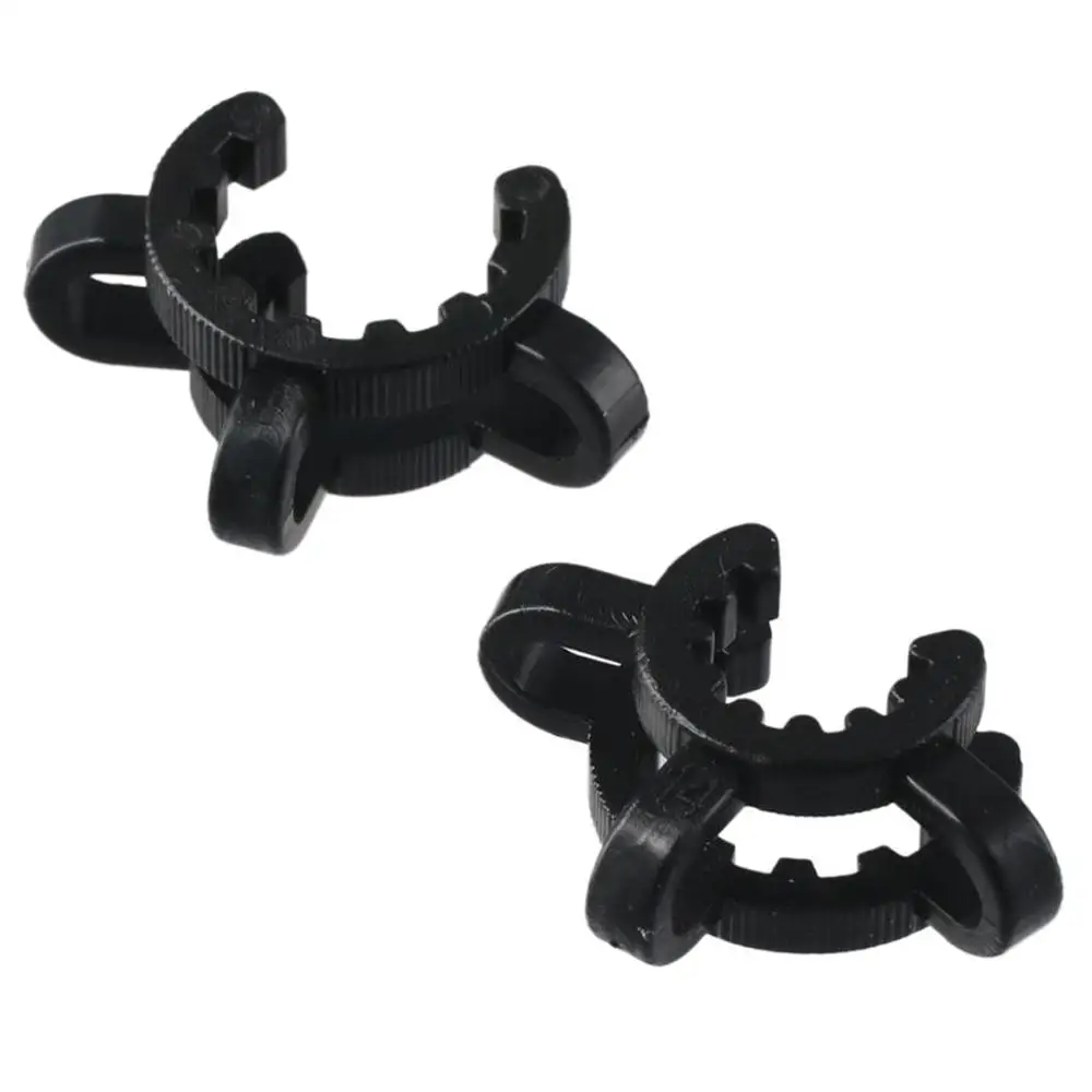 14mm Lab Keck Clamp High Quality Plastic Black Mounting Clips Keck Clips 14/20 or 14/35 Glass Taper Joints