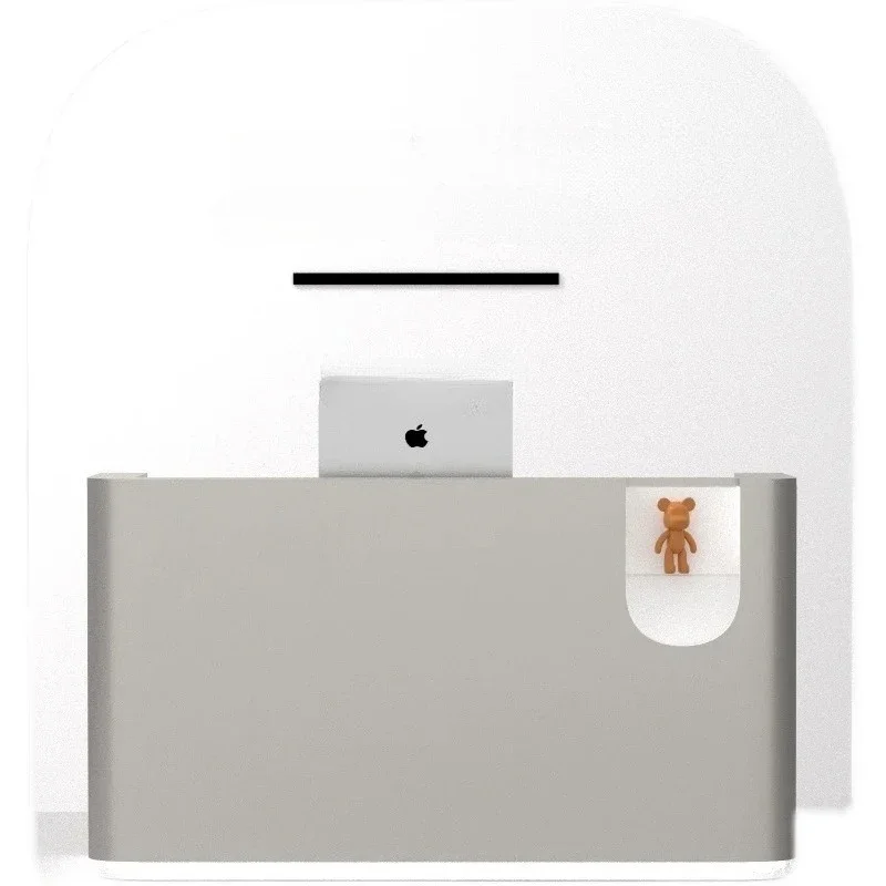 Stainless Steel Cashier Clothing Store Beauty Salon Paint Company Reception Desk